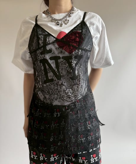 【USED】 Sheer Camisole Top / 250719-025