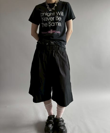 【USED】 RESIZED MADE in USA 80s Hanes TRUMP CASTLE T-Shirt / 260627-017