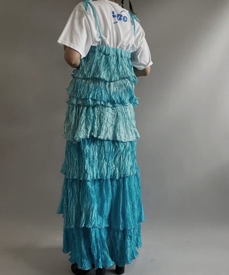 【RE;CIRCLE】RE Tiered Skirt & Bra Set / 230803-004