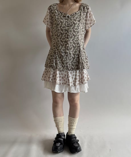 【USED】 Flower pattern One-Piece / 250816-015
