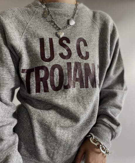 【USED】 USC trojans Raglan Sleeve Sweat  / 230916-040