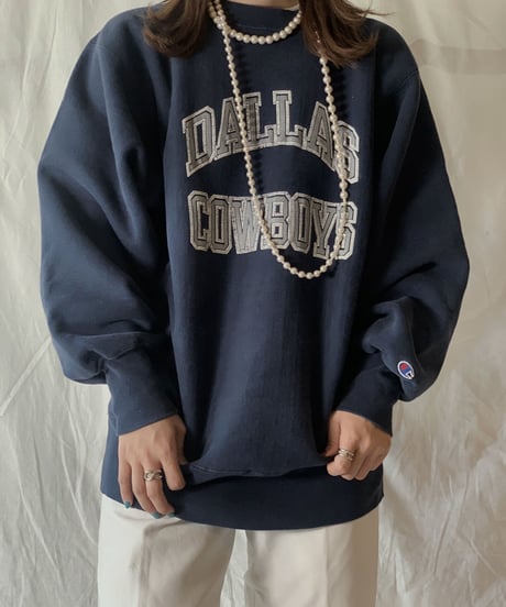 【USED】 80's USA Champion Reverse WeaveDALLAS COWBOYS/210324-015