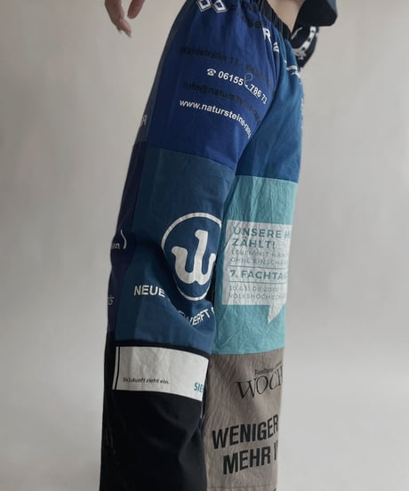 【RE;CIRCLE】 RE Eco-Friendly Bag Pants Blue / 220804-004