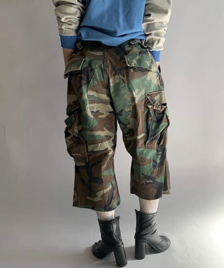 【USED】 US. Army BDU Pants Cut Off / 241116-024