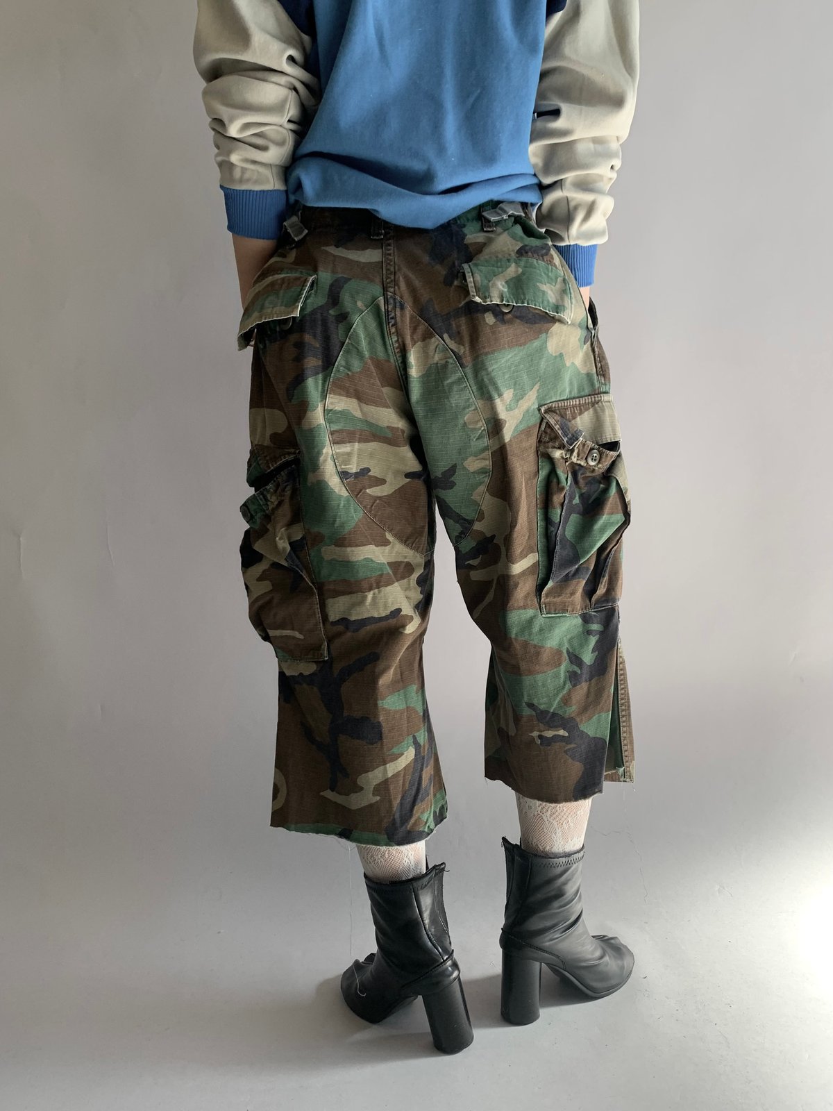 USED】 US. Army BDU Pants Cut Off / 241116-024