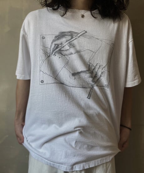 【USED】 Made in USA  M.C.Escher Art T-Shirt /230731-005