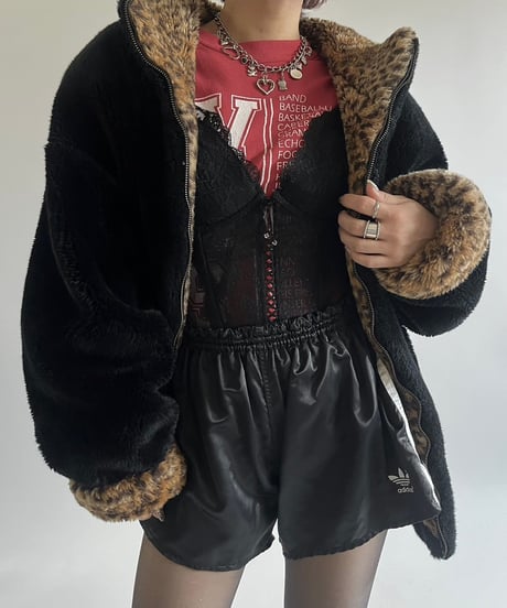 【USED】 Made in USA Fake Fur Hooded Jacket/250125-001