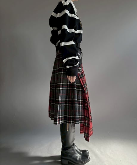 【RE;CIRCLE】 RE Kilt Long Skirt / 251204-010