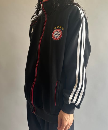 【USED 】adidas BAYERN Soccer Jersey Top /240603-057