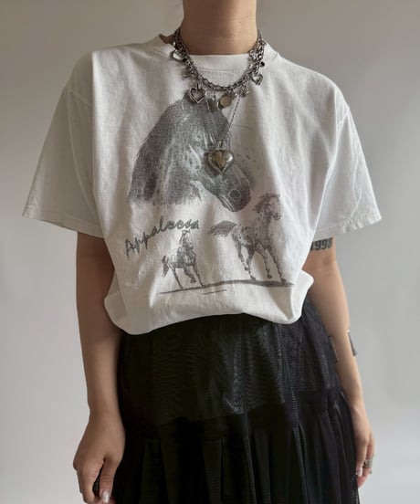 【USED】 Fruit of the Loom Horse T-Shirt  / 250705-004