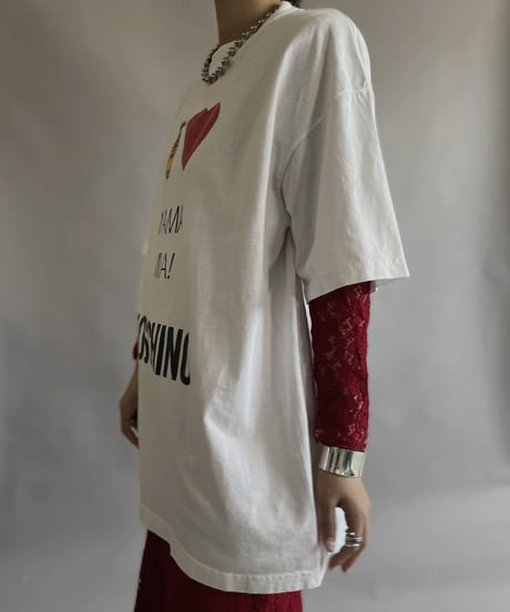【USED】 S/S MAMA MIA MOSCHINO T-shirt / 230603-021