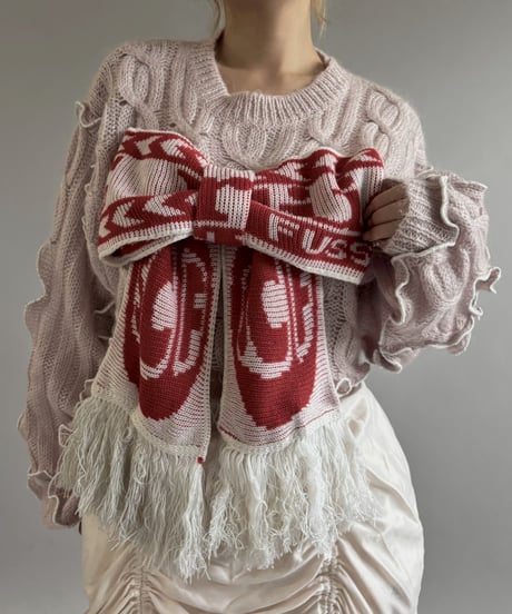 【RE;CIRCLE】 RE Mellow Ribbon Knit Top + Tie / 260122-008