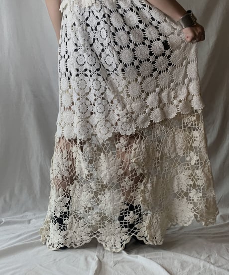 【RE;CIRCLE】  RE Crochet N/S Dress ③/210512-007