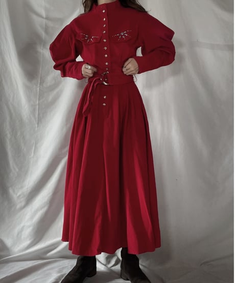 【USED】H BAR C Corduroy Dress / 220107-001