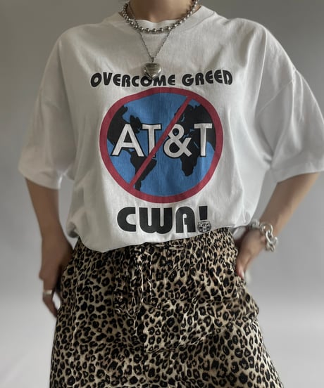 【USED】 Made in USA 80's Hanes AT&T T-Shirt /240729-080