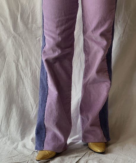 【RE;CIRCLE】 Remake Corduroy Side Line Pants①/210317-002