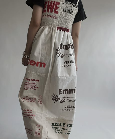 【RE;CIRCLE】 RE Eco-Friendly Bag Camisole One-piece / 220804-028