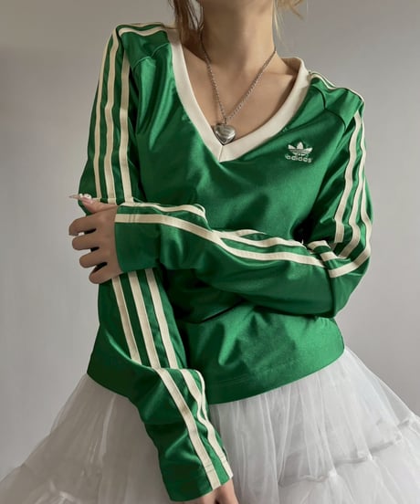 【USED】 adidas V-Neck L/S Top /251206-009
