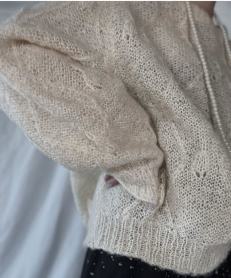 【USED】    Mohair Knit Top/211216-014