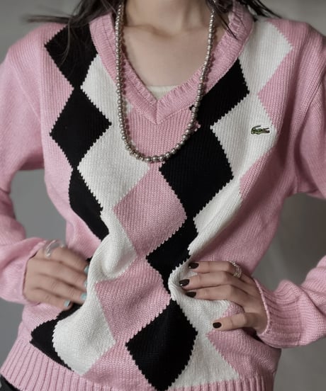 【USED】 LACOSTE Acrylic Knit ⑦ / 220111-018