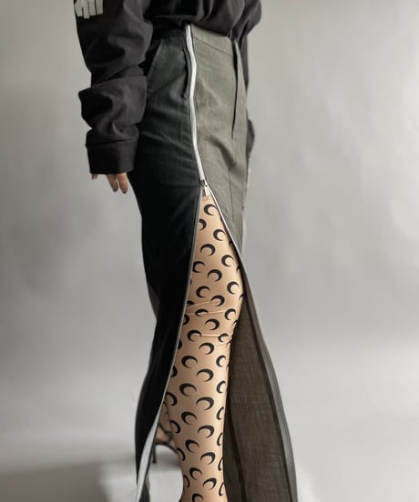 【RE;CIRCLE】 Re Front Zip Skirt/ 241003-010