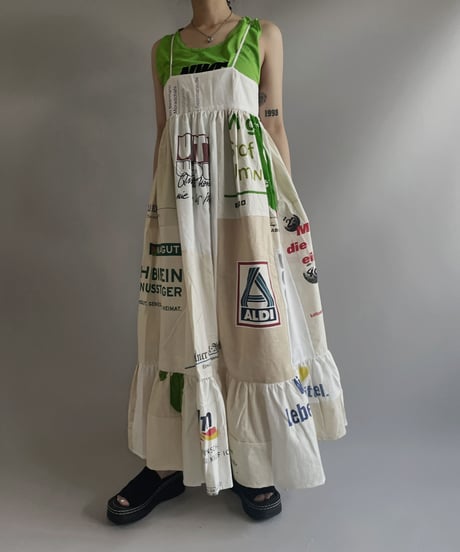 【RE;CIRCLE】RE Eco-Friendly Bag Camisole Long One-piece / 230727-019