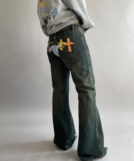 【USED】 END IS NEAR GAP Flare Denim Pants / 241012-012