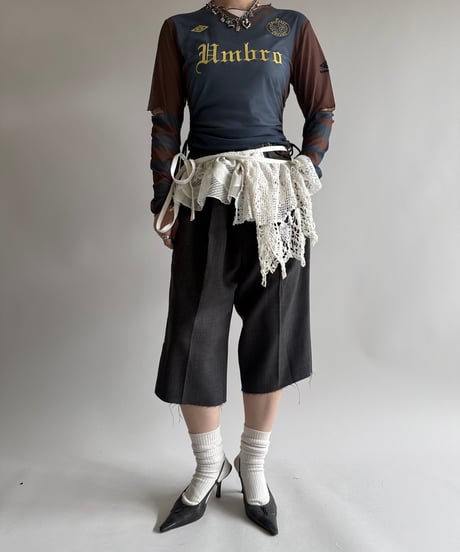 【NEW】Chinatsu Aoyama × UMBRO Tule Tee Brown  /  250315-003