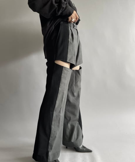 【RE;CIRCLE】 Re Suit Slit Pants/ 241003-007