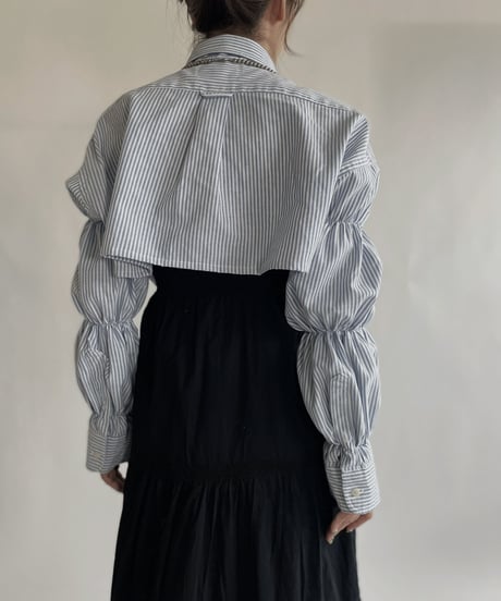 【RE;CIRCLE】 RE Short Striped Shirt / 220609-007