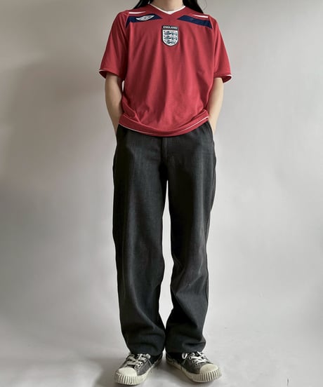 【USED】 UMBRO 08~10's ENGLAND Soccer Shirt/ 250607-055