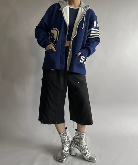 【USED】 Vintage Wool Lettered Cardigan/250118-018