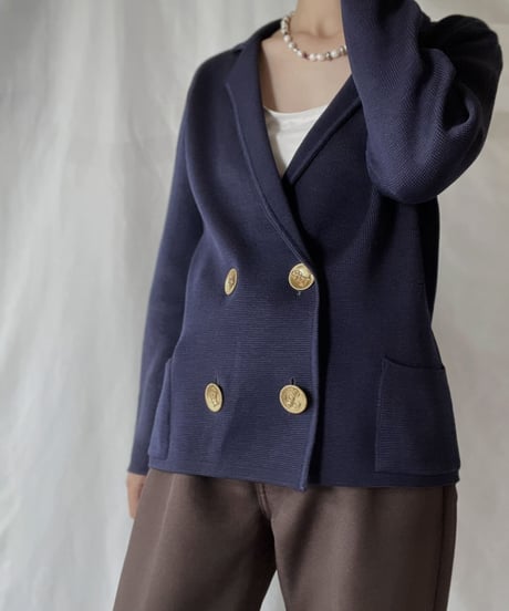 【USED】   Dead Stock Knit Jacket/210930-032