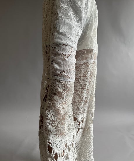 【RE;CIRCLE】 RE Crochet Patch Pants / 240829-002