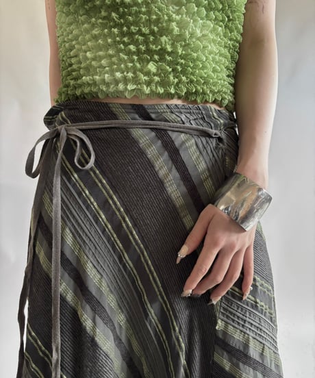 【USED】Design Long Skirt/250823-007