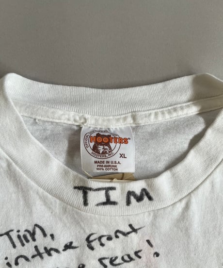 【USED】 Made in USA 90's HOOTERS T-Shirt /240824-033