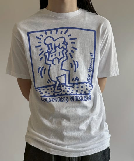 【USED】 Made in USA 87's Hanes KEITH HARING  T-Shirt /250621-032