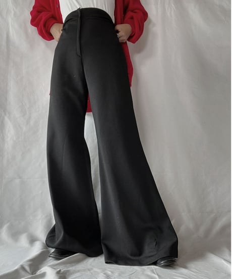 【USED】 Poly Flare Pants/210930-018