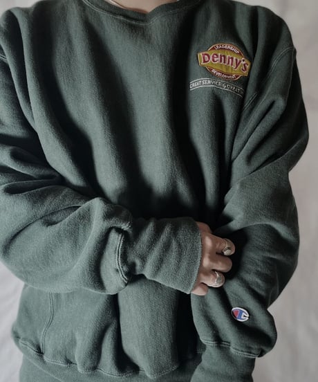 【USED】  Champion Reverse Weave Sweat Denny's/211116-047