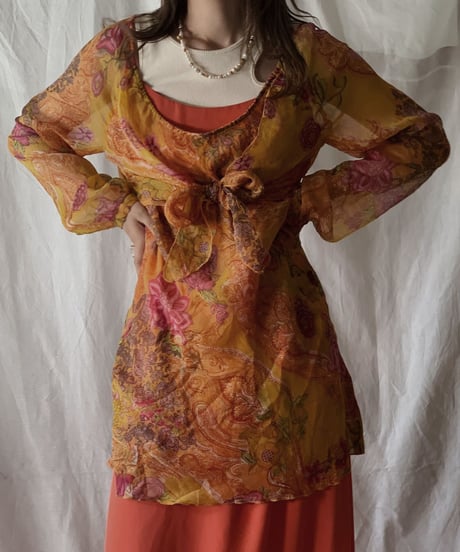 【USED】  See-through Top②/210506-036
