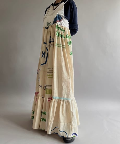 【RE;CIRCLE】RE Eco-Friendly Bag Camisole Long One-piece / 240905-016