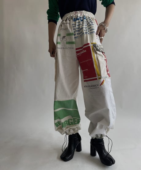 【RE;CIRCLE】 RE Eco-Friendly Bag Draw Cord Pants / 220825-020