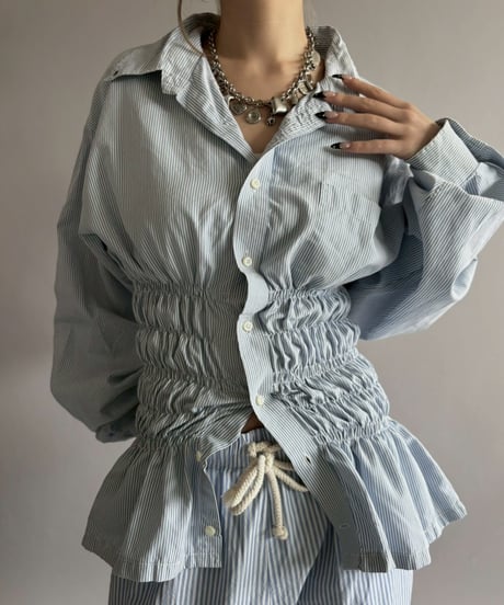 【RE;CIRCLE】 RE Shirring Shirt / 260409-012
