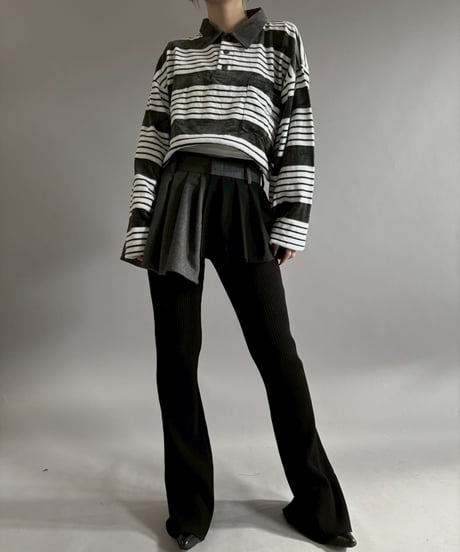【RE;CIRCLE】 RE Suit Wrap Skirt Mini / 260129-013