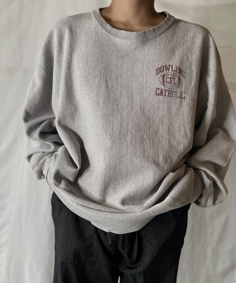 【USED】  Champion Reverse Weave Sweat DOWLING CATHOLIC/210902-032
