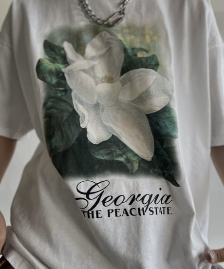 【USED】 Short Sleeved Flower T-shirt / 220611-008
