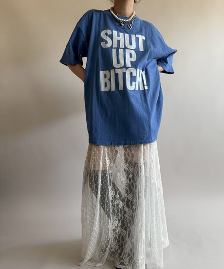 【USED】   Made in USA ONEITA SHUT UP BITCH!T-Shirt/250510-060