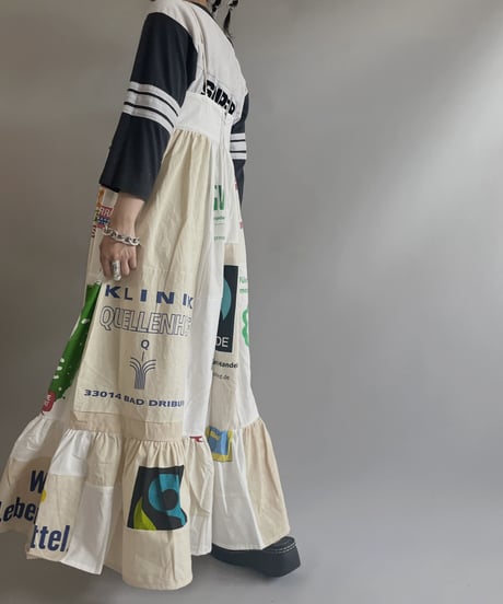 【RE;CIRCLE】RE Eco-Friendly Bag Camisole Long One-piece / 230727-009