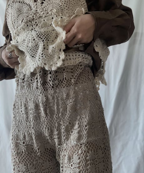 【RE;CIRCLE】 RE Crochet Pants② / 210611-015