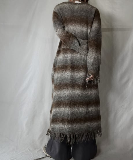 【USED】  Mohair Knit Long Gown/220127-022
